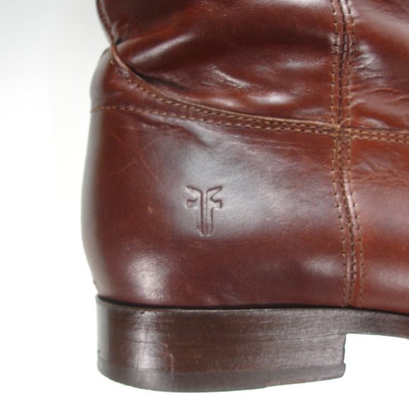 FRYE 77167 MELISSA LEATHER  TALL RIDING BOOTS 8 B - Picture 7 of 14